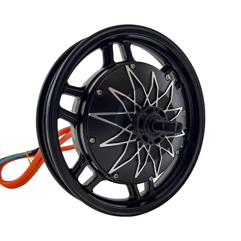 72V 5000W Hub Motor Kit - 고속 14인치 BLDC 모터 전기 자전거