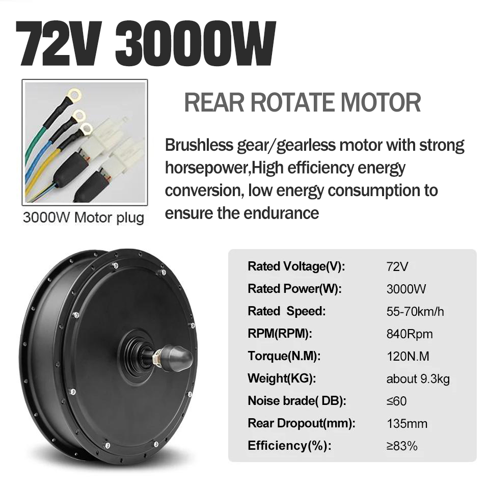 72V 3000W E-바이크 변환 키트 MTX39 (트 - Ebike Conversion Kit 72V 3000W 리뷰 및 가격